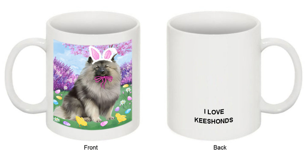 Easter Holiday Keeshond Dog Coffee Mug MUG52311