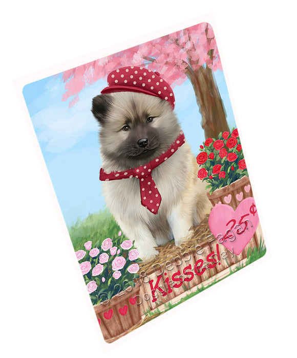 Rosie 25 Cent Kisses Keeshond Dog Cutting Board C73002