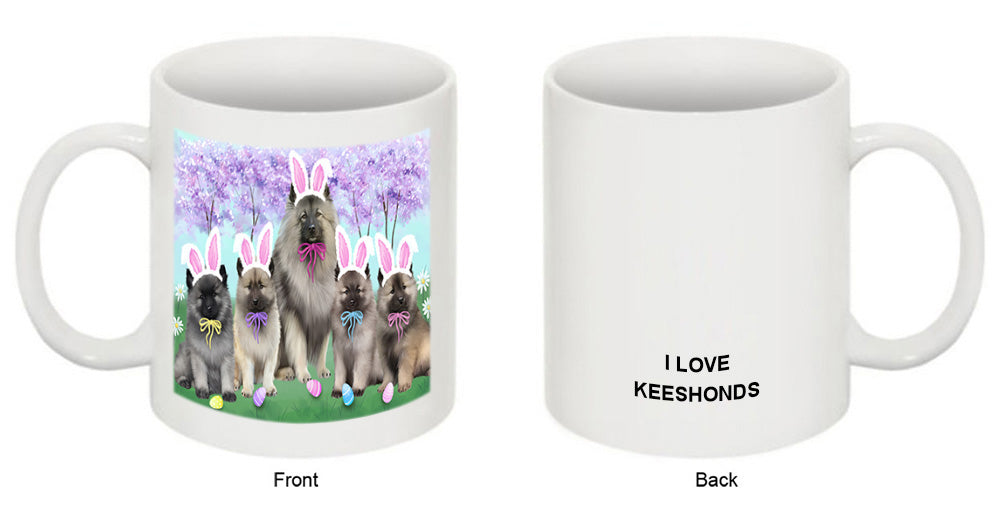 Easter Holiday Keeshonds Dog Coffee Mug MUG52312