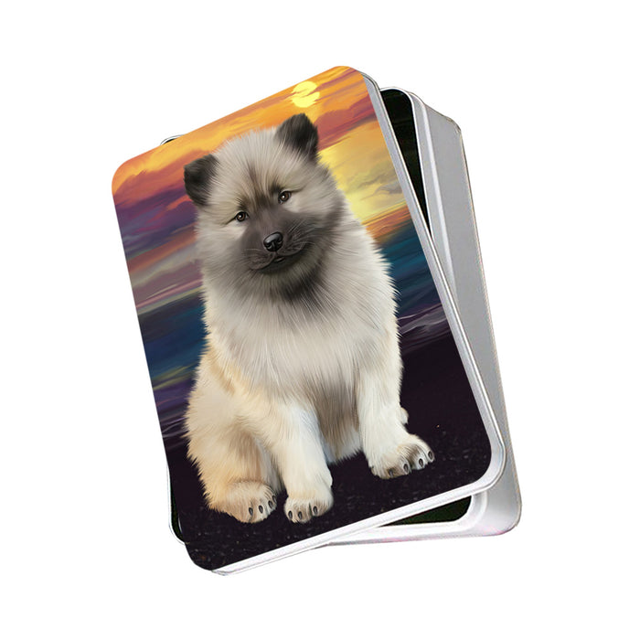 Keeshond Dog Photo Storage Tin PITN52788
