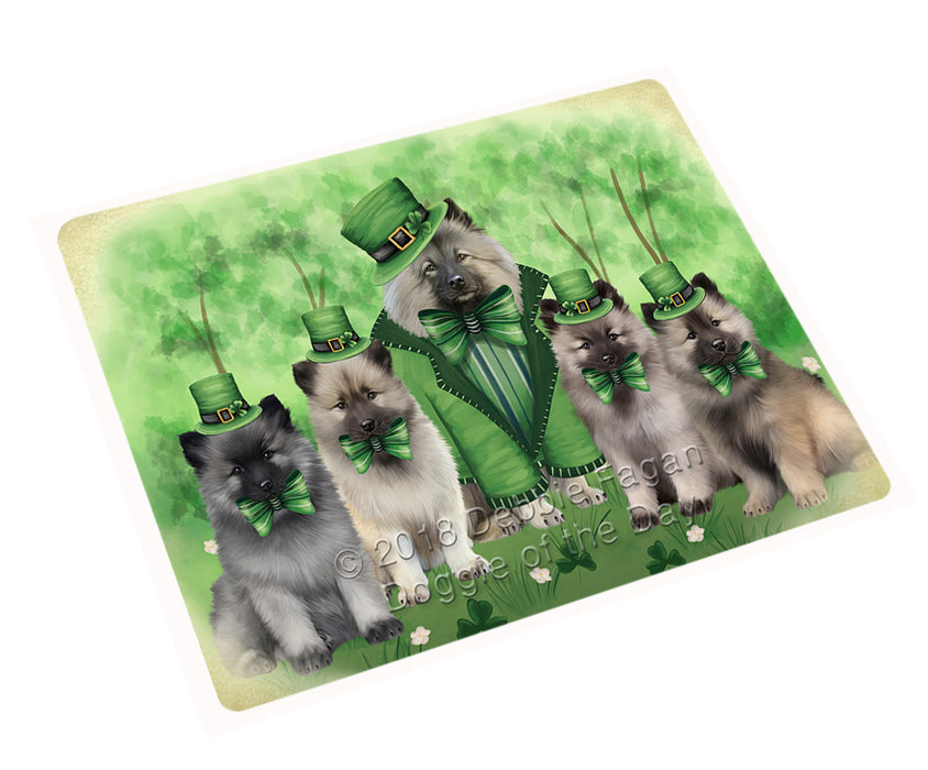 St. Patricks Day Irish Portrait Keeshond Dogs Small Magnet MAG76143
