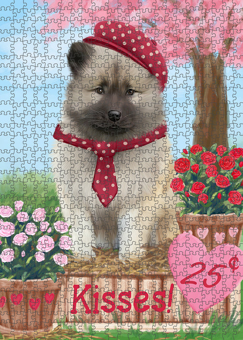 Rosie 25 Cent Kisses Keeshond Dog Puzzle with Photo Tin PUZL92024