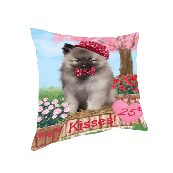 Rosie 25 Cent Kisses Keeshond Dog Pillow PIL78116