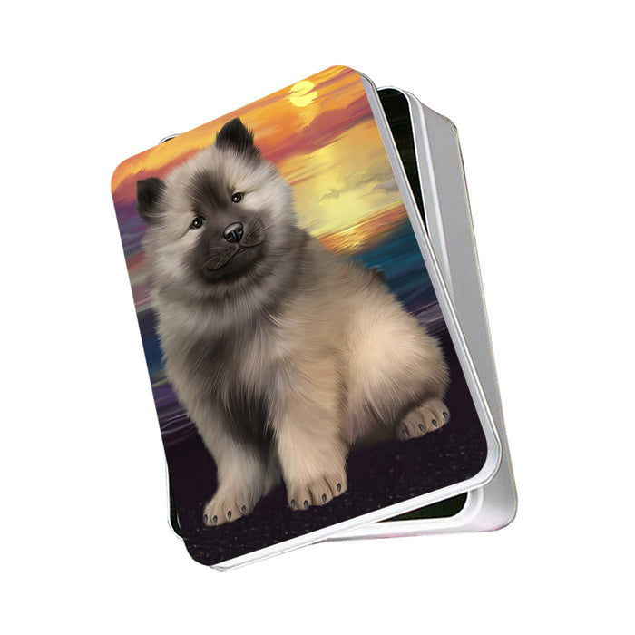 Keeshond Dog Photo Storage Tin PITN52789