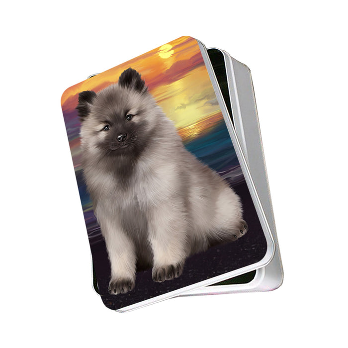Keeshond Dog Photo Storage Tin PITN52790