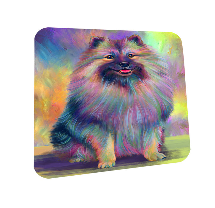 Paradise Wave Keeshond Dog Coasters Set of 4 CST56030