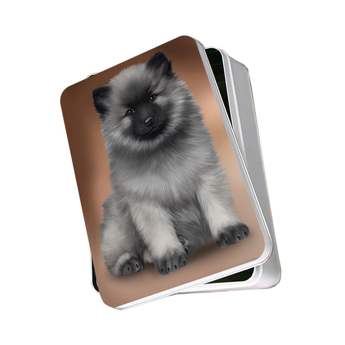 Keeshond Dog Photo Storage Tin PITN52741