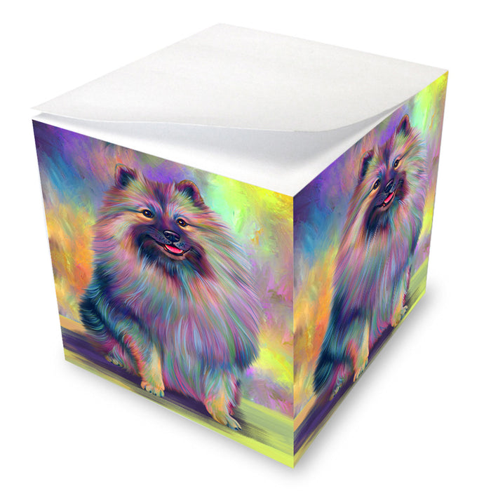 Paradise Wave Keeshond Dog Note Cube NOC54144