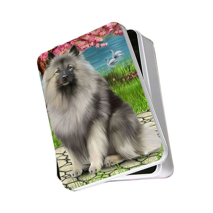 Keeshond Dog Photo Storage Tin PITN52752