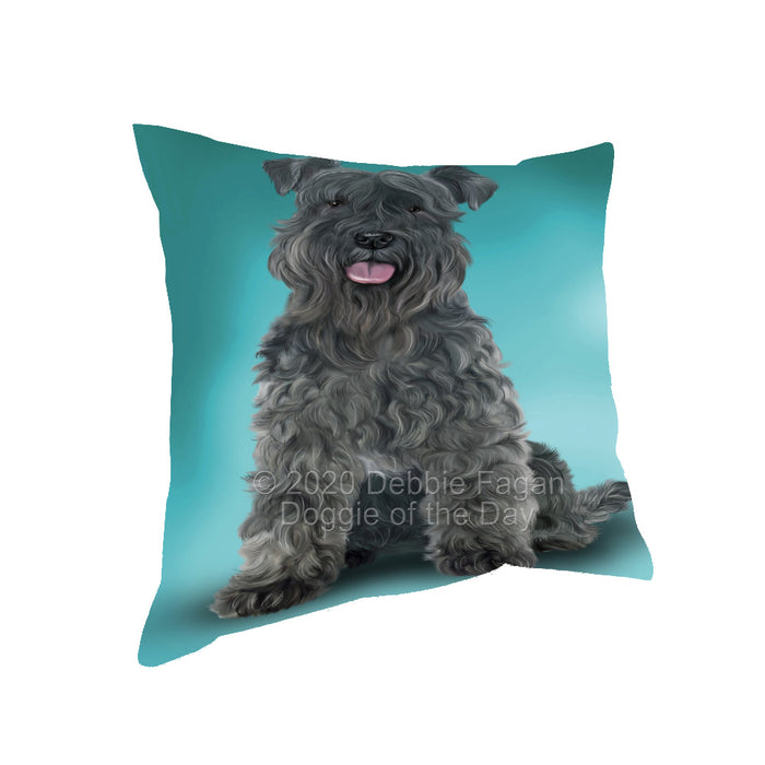 Kerry Blue Terrier Dog Pillow with Top Quality High-Resolution Images - Ultra Soft Pet Pillows for Sleeping - Reversible & Comfort - Ideal Gift for Dog Lover - Cushion for Sofa Couch Bed - 100% Polyester