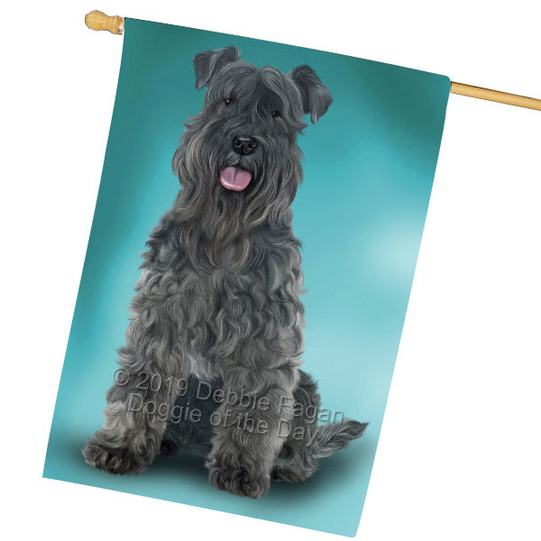 Kerry Blue Terrier Dog House Flag FLG65587