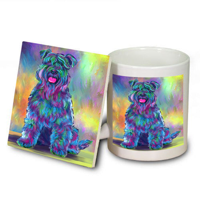 Paradise Wave Kerry Blue Terrier Dog Mug and Coaster Set MUC57503