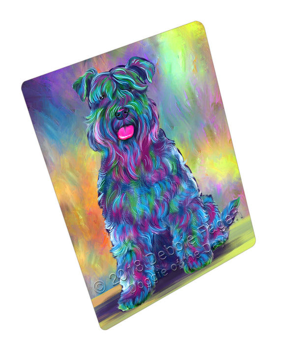 Paradise Wave Kerry Blue Terrier Dog Cutting Board - For Kitchen - Scratch & Stain Resistant - Designed To Stay In Place - Easy To Clean By Hand - Perfect for Chopping Meats, Vegetables