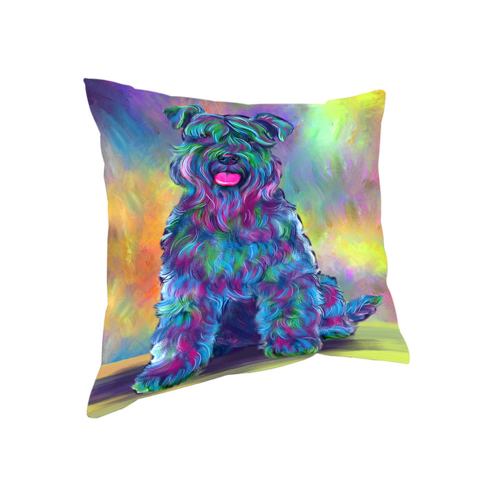 Paradise Wave Kerry Blue Terrier Dog Pillow with Top Quality High-Resolution Images - Ultra Soft Pet Pillows for Sleeping - Reversible & Comfort - Ideal Gift for Dog Lover - Cushion for Sofa Couch Bed - 100% Polyester