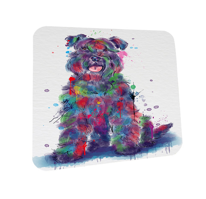Watercolor Kerry Blue Terrier Dog Coasters Set of 4 CST57511