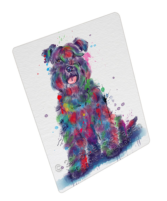 Watercolor Kerry Blue Terrier Dog Refrigerator / Dishwasher Magnet RMAG110286