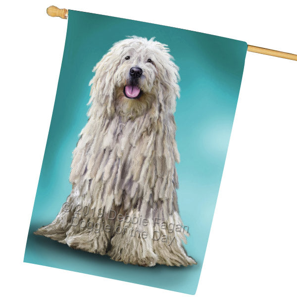 Komondor Dog House Flag FLG65588