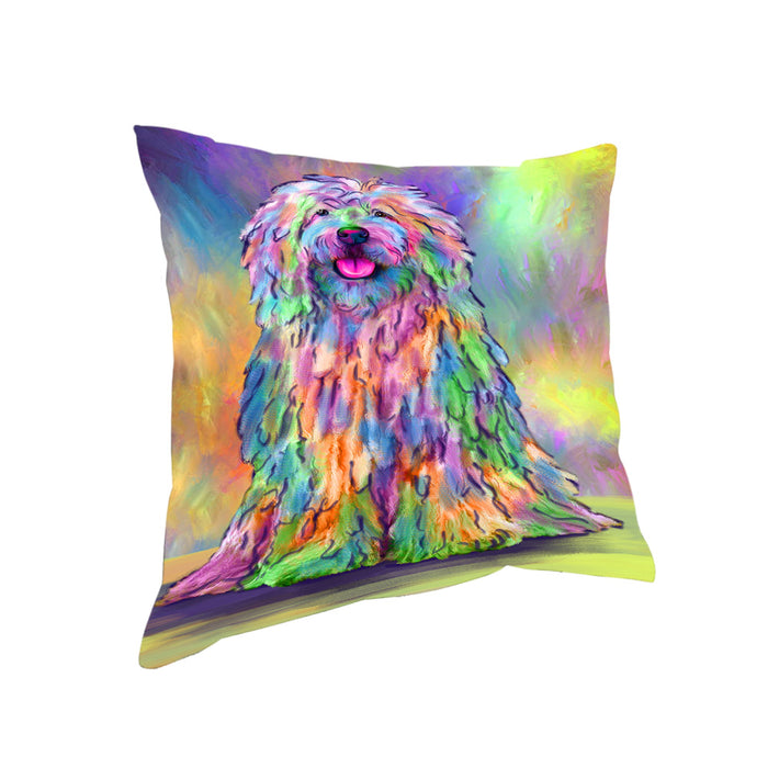 Paradise Wave Komondor Dog Pillow with Top Quality High-Resolution Images - Ultra Soft Pet Pillows for Sleeping - Reversible & Comfort - Ideal Gift for Dog Lover - Cushion for Sofa Couch Bed - 100% Polyester