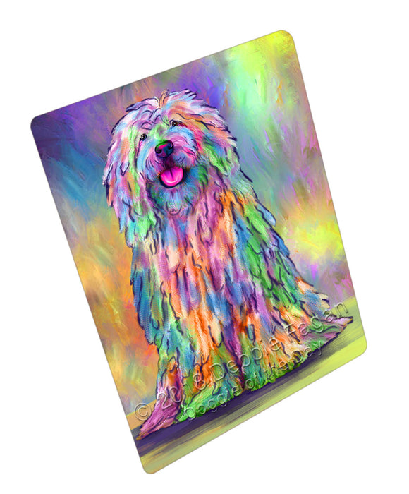 Paradise Wave Komondor Dog Cutting Board - For Kitchen - Scratch & Stain Resistant - Designed To Stay In Place - Easy To Clean By Hand - Perfect for Chopping Meats, Vegetables