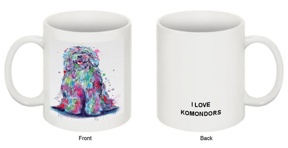 Watercolor Komondor Dog Coffee Mug MUG52952