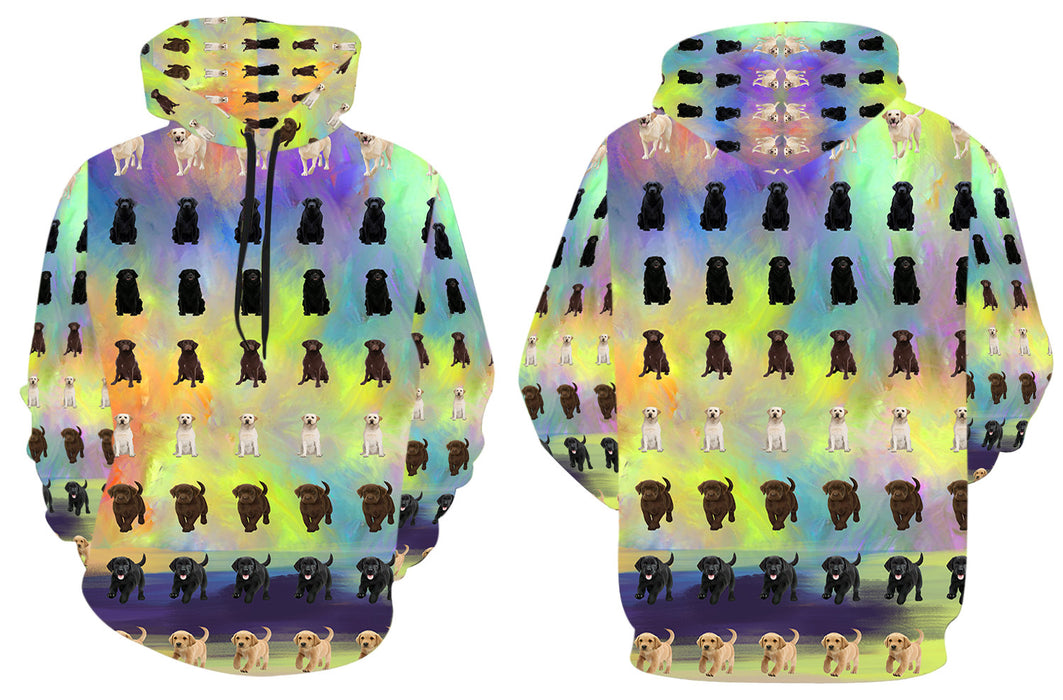 Paradise Wave Labrador Dogs All Over Print Kid's Hoodie