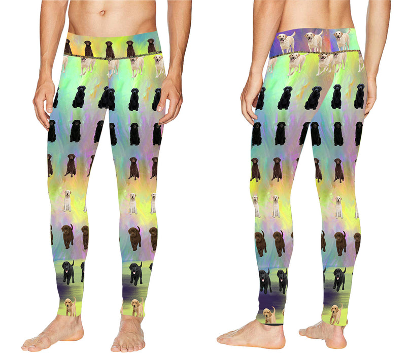 Paradise Wave Labrador Dogs All Over Print Meggings