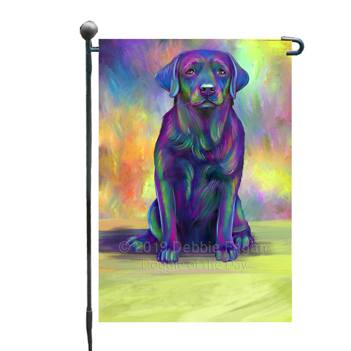 Personalized Paradise Wave Labrador Retriever Dog Custom Garden Flags GFLG-DOTD-A60051
