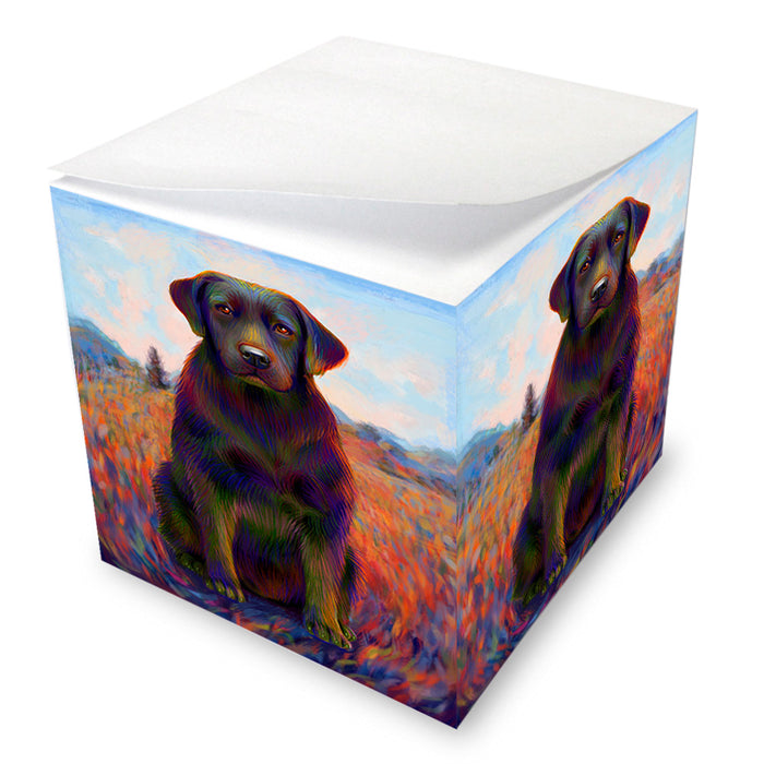 Mystic Blaze Labrador Retriever Dog Note Cube NOC55230