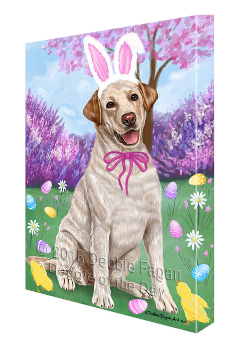 Labrador Retriever Dog Easter Holiday Canvas Wall Art CVS58125