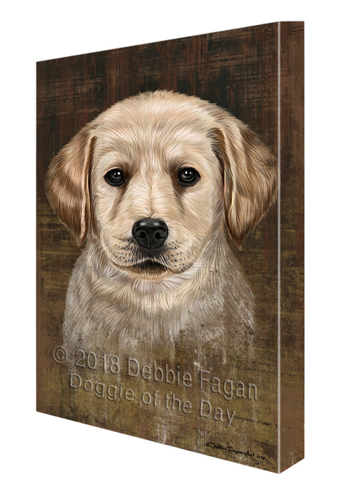 Rustic Labrador Retriever Dog Canvas Wall Art CVS50250