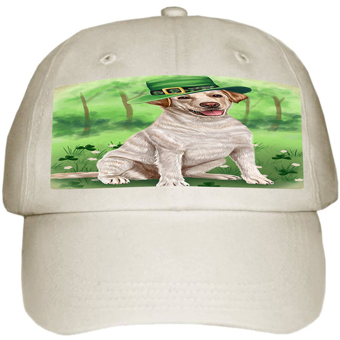 St. Patricks Day Irish Portrait Labrador Retriever Dog Ball Hat Cap HAT50202