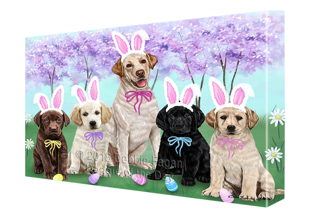 Labrador Retrievers Dog Easter Holiday Canvas Wall Art CVS58134