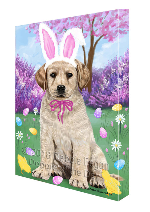 Labrador Retriever Dog Easter Holiday Canvas Wall Art CVS58143