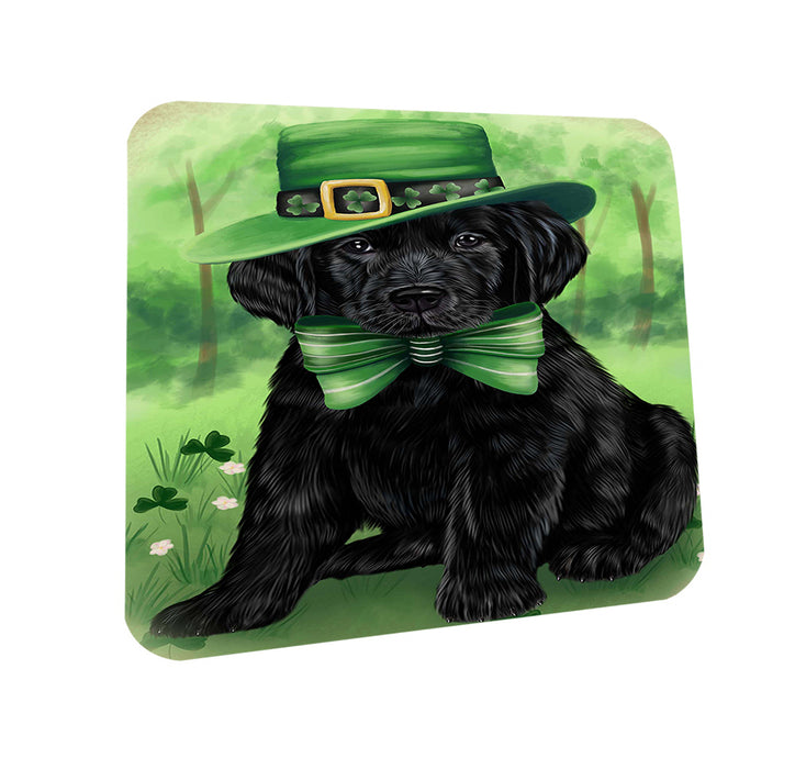 St. Patricks Day Irish Portrait Labrador Retriever Dog Coasters Set of 4 CST48784