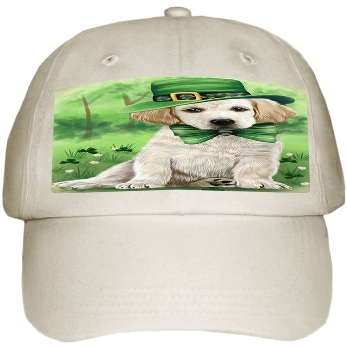 St. Patricks Day Irish Portrait Labrador Retriever Dog Ball Hat Cap HAT50211