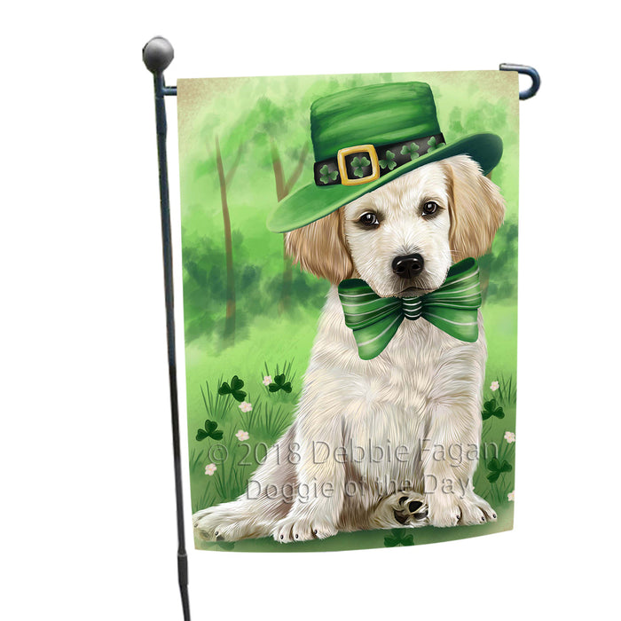 St. Patricks Day Irish Portrait Labrador Retriever Dog Garden Flag GFLG48735