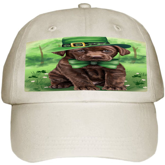 St. Patricks Day Irish Portrait Labrador Retriever Dog Ball Hat Cap HAT50214
