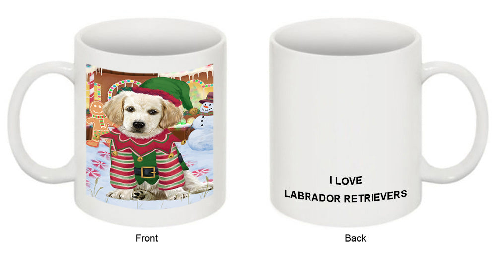 Christmas Gingerbread House Candyfest Labrador Retriever Dog Coffee Mug MUG51772