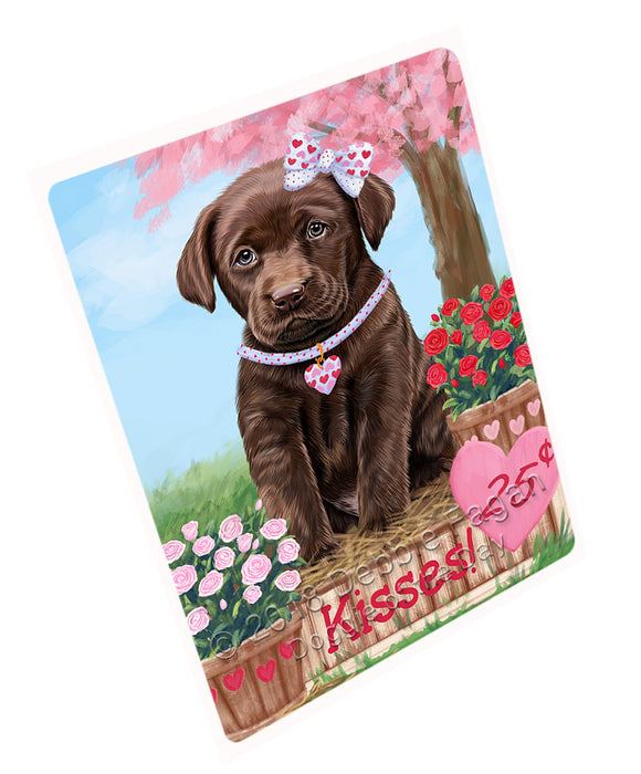 Rosie 25 Cent Kisses Labrador Retriever Dog Magnet MAG73008 (Small 5.5" x 4.25")