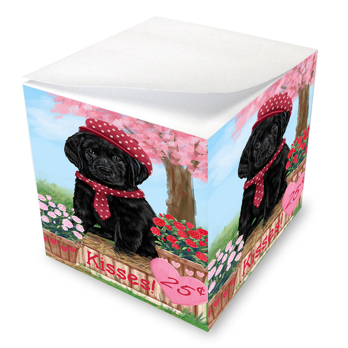 Rosie 25 Cent Kisses Labrador Retriever Dog Note Cube NOC54030
