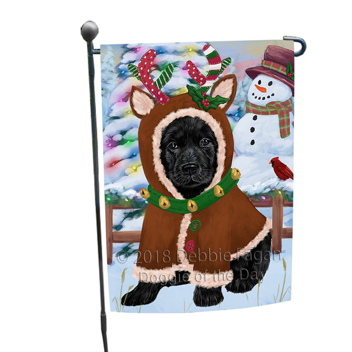 Christmas Gingerbread House Candyfest Labrador Retriever Dog Garden Flag GFLG56923