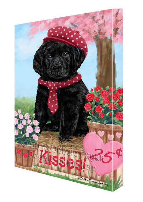 Rosie 25 Cent Kisses Labrador Retriever Dog Canvas Print Wall Art Décor CVS125846
