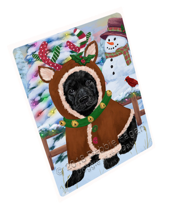 Christmas Gingerbread House Candyfest Labrador Retriever Dog Magnet MAG74264 (Small 5.5" x 4.25")