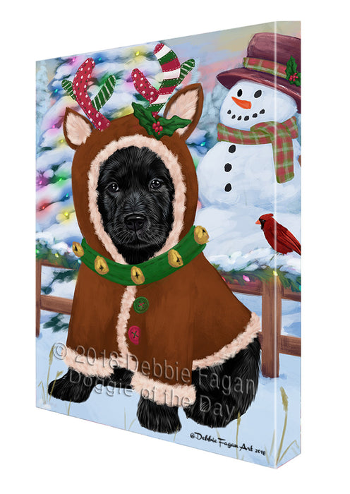 Christmas Gingerbread House Candyfest Labrador Retriever Dog Canvas Print Wall Art Décor CVS129599