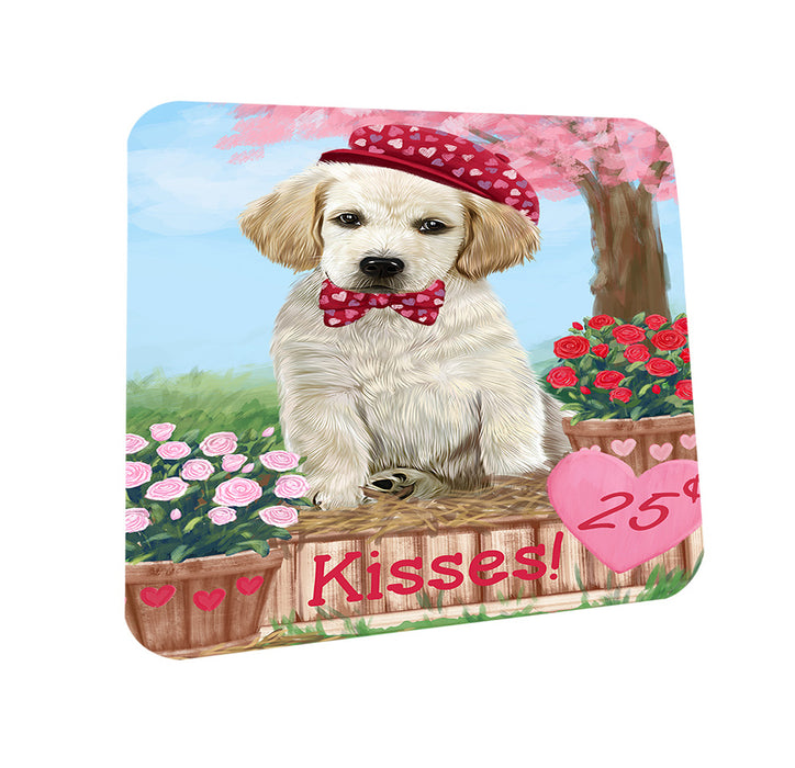 Rosie 25 Cent Kisses Labrador Retriever Dog Coasters Set of 4 CST55917