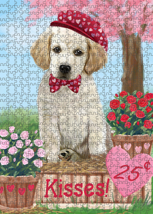 Rosie 25 Cent Kisses Labrador Retriever Dog Puzzle with Photo Tin PUZL92040