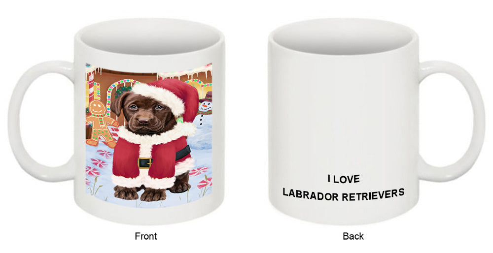 Christmas Gingerbread House Candyfest Labrador Retriever Dog Coffee Mug MUG51774