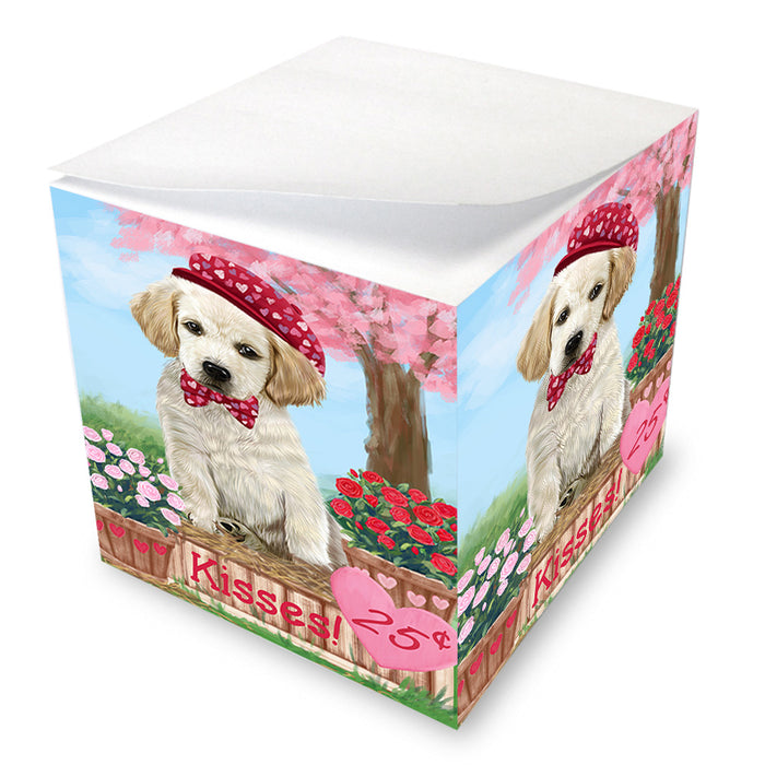 Rosie 25 Cent Kisses Labrador Retriever Dog Note Cube NOC54031