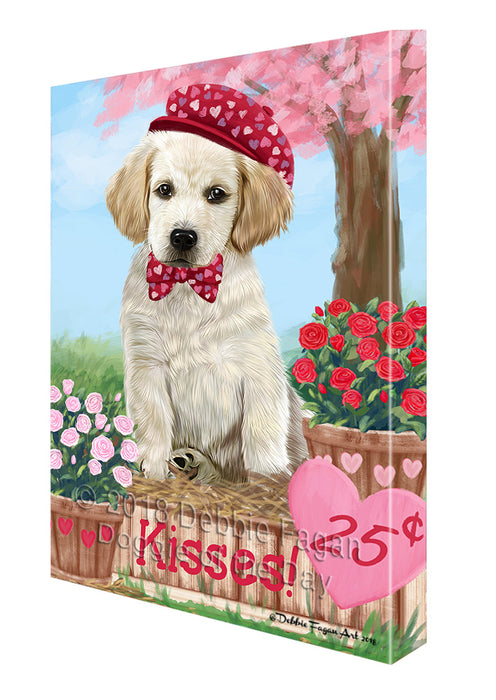 Rosie 25 Cent Kisses Labrador Retriever Dog Canvas Print Wall Art Décor CVS125855