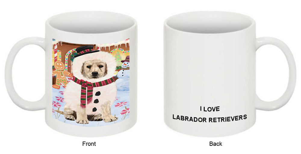 Christmas Gingerbread House Candyfest Labrador Retriever Dog Coffee Mug MUG51775